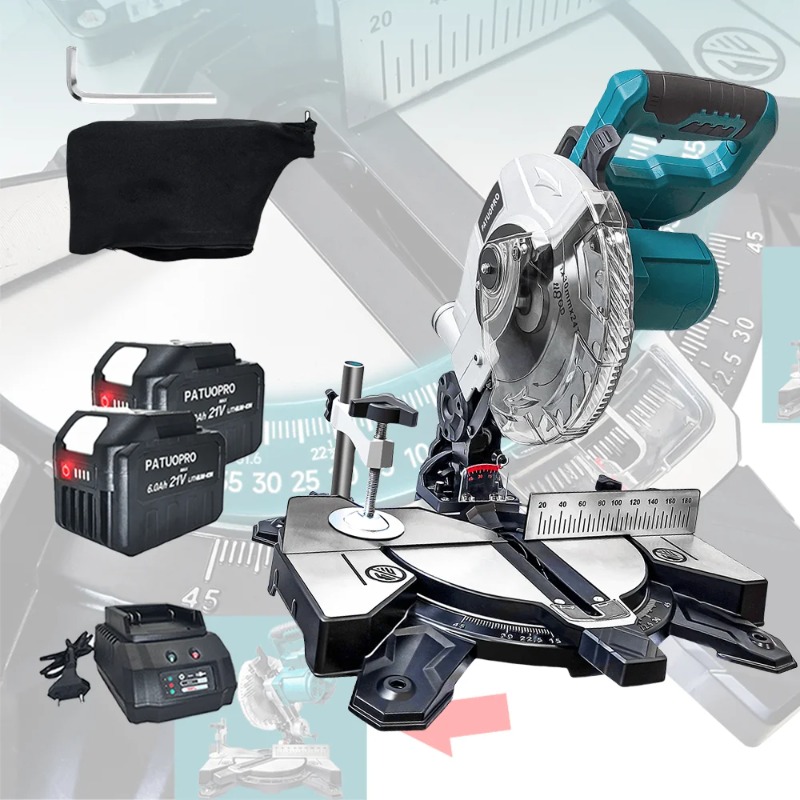 Power Tools Electrical - Sierra ingletadora eléctrica compacta sin escobillas
