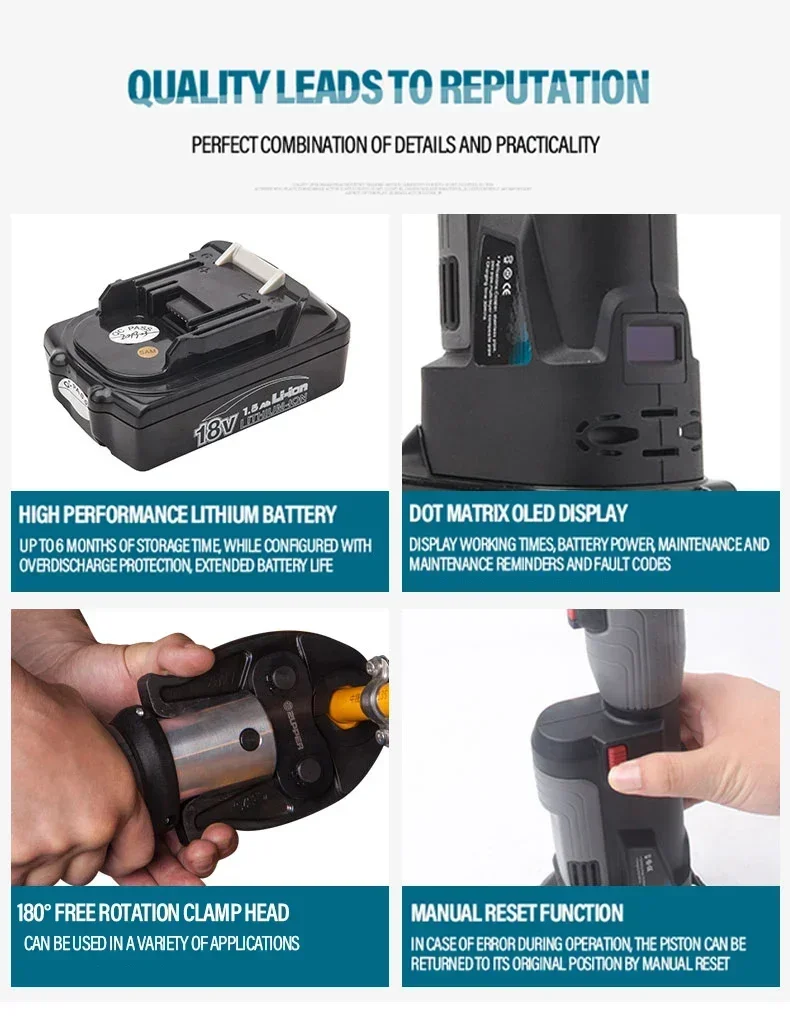 Power Tools Electrical - 2026/Muestra Disponible Zupper PZ-1930 Prensa Hidráulica
