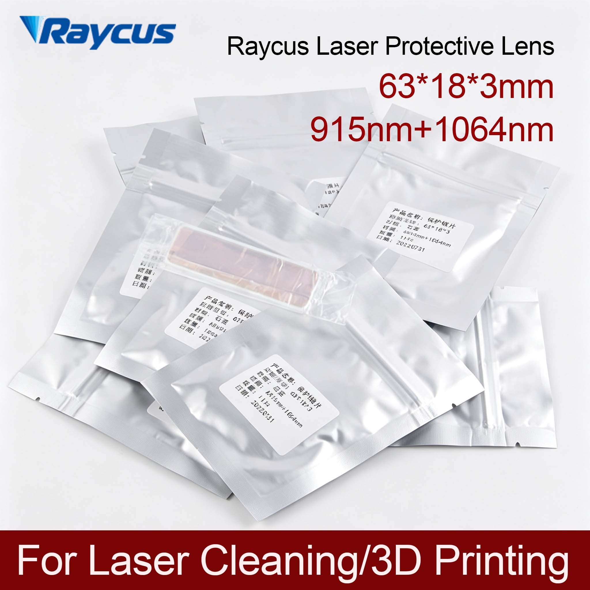 Power Tools Windows - Lente Protectora Raycus 63*18*3, 63x18x3, 915nm