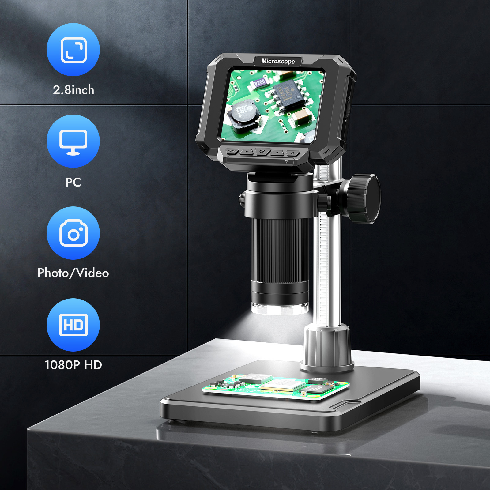 Power Tools Windows - Microscopio Digital para Monedas de 2.8