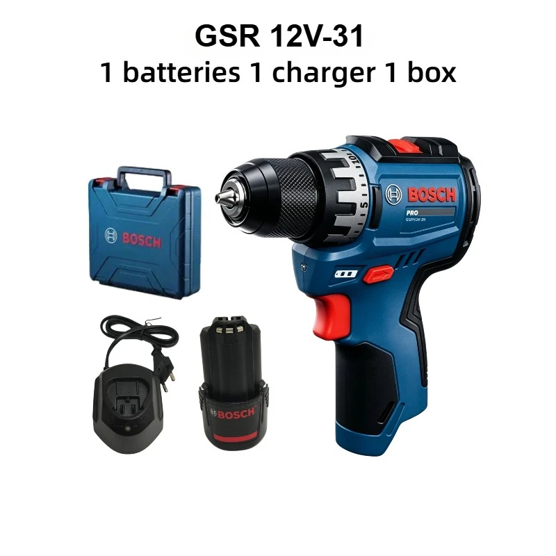 Power Tools Usa - Taladro inalámbrico Bosch Professional GSR 12V-31,