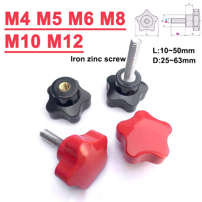 Power Tools Manufacturers - Tornillo de mango de ciruela Pentagonal