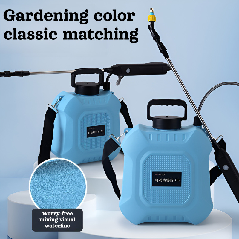 Power Tools Garden - Regadera eléctrica recargable por USB de
