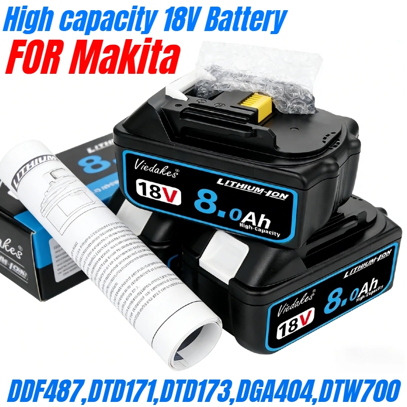 Power Z Tools - Batería Recargable Duradera de 18V 8Ah,
