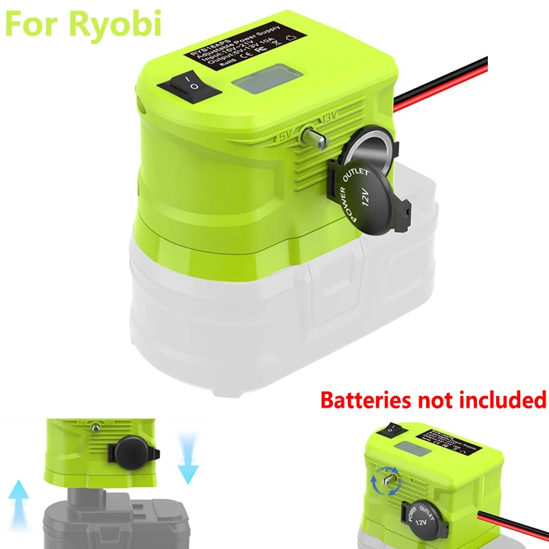 Power Tools Hikoki - Para Ryobi 18V batería de iones