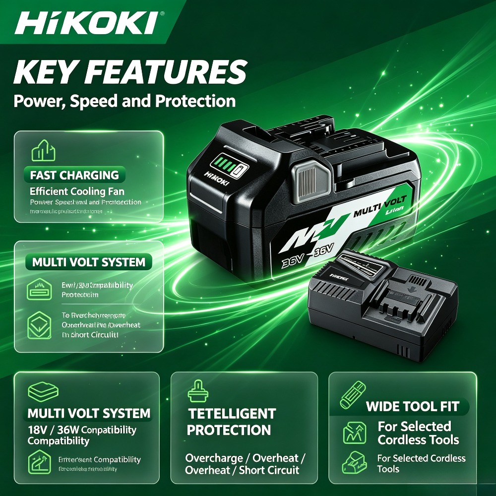 Batería 100% original HiKOKI B - Power Tools Hikoki reseña y precio