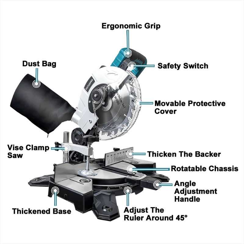 Sierra ingletadora eléctrica c - Power Tools Electrical reseña y precio