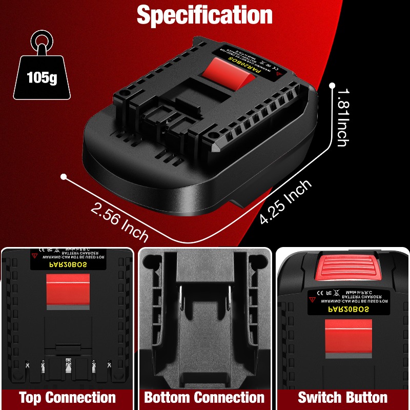 Adaptador de batería de herram - Power Tools Use reseña y precio