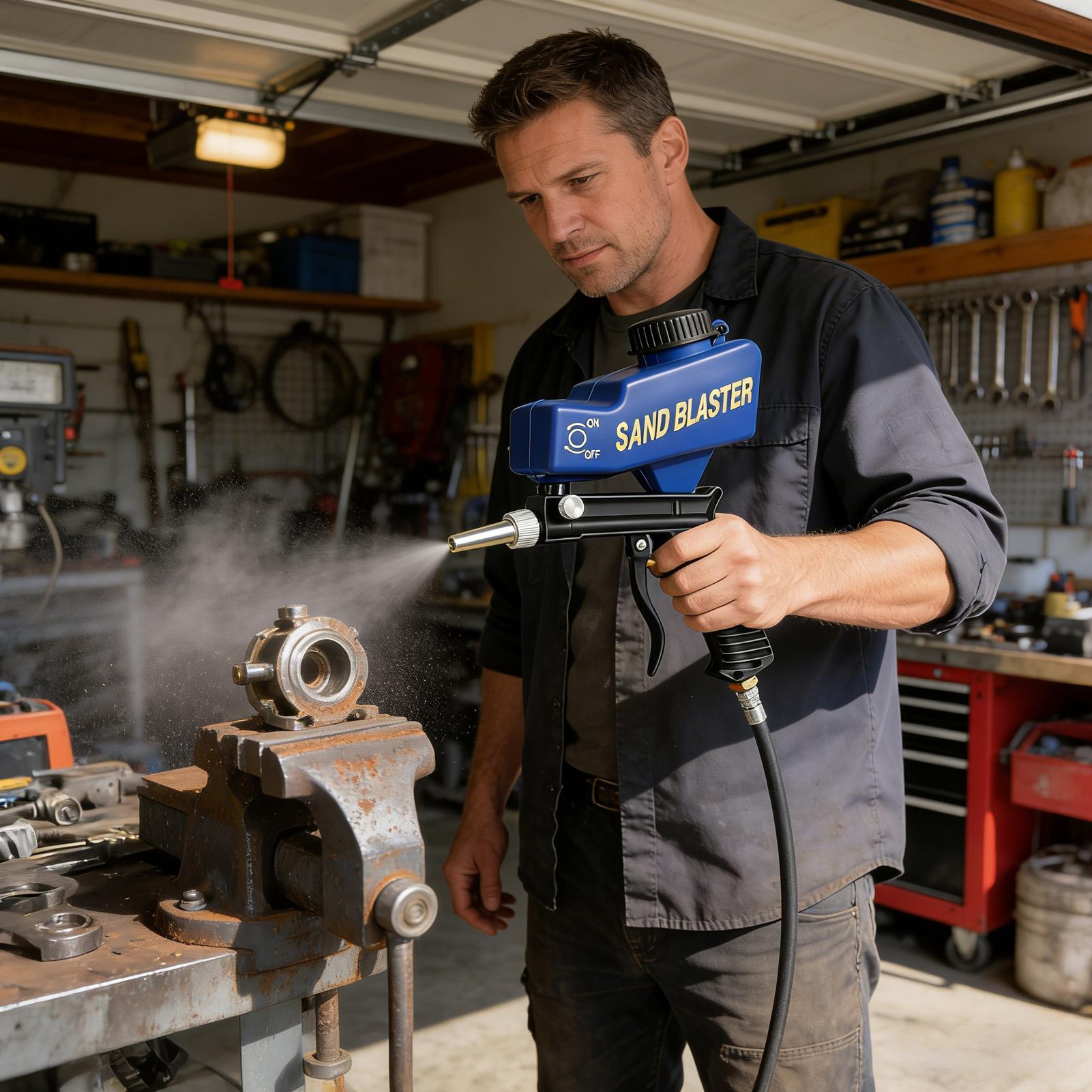 Máquina de chorro de arena por - Power Tools Manufacturers reseña y precio