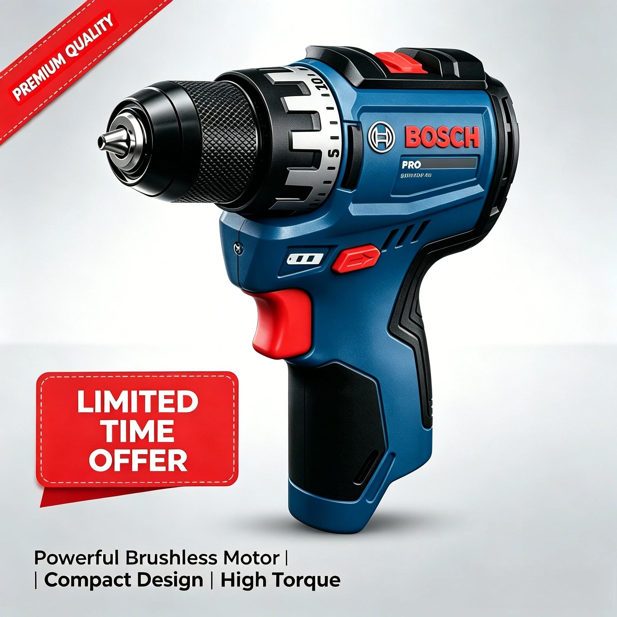 Taladro inalámbrico Bosch Prof - Power Tools Usa reseña y precio