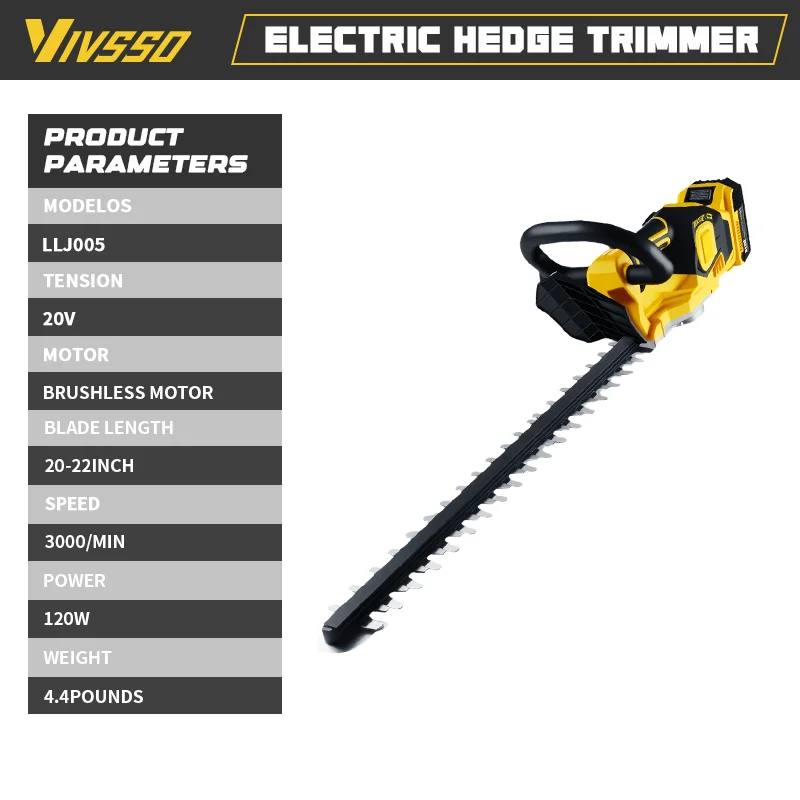 VIVSSO- cortasetos eléctrico i - Power Tools Usa reseña y precio