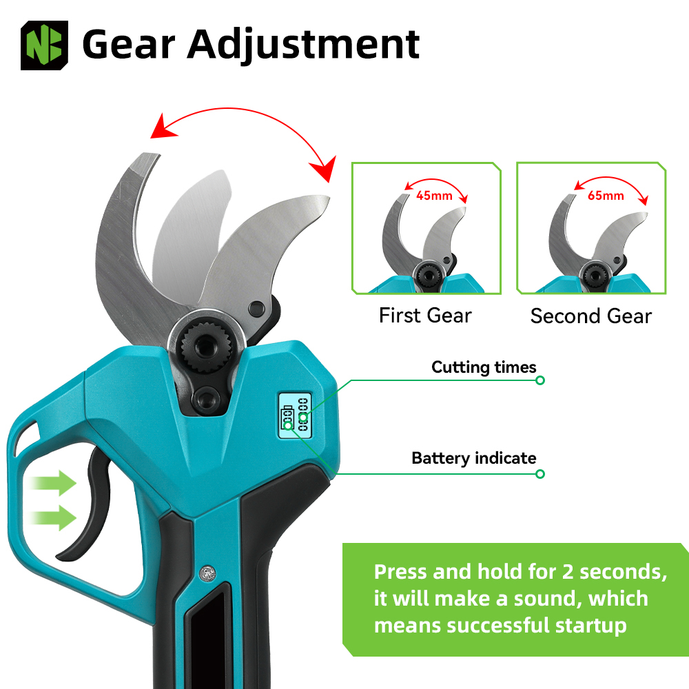 NEWBENY Tijeras de podar eléct - Power Tools Usa reseña y precio