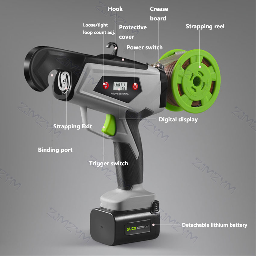 Máquina Eléctrica para Atar Ra - Power Tools Garden reseña y precio