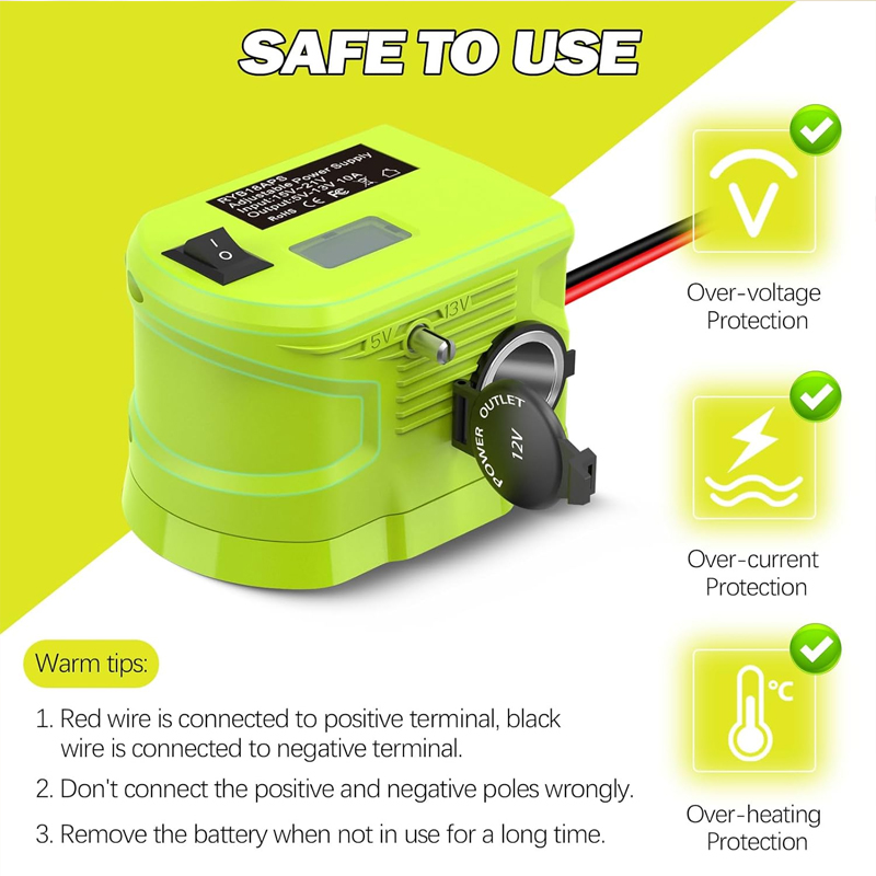 Para Ryobi 18V batería de ione - Power Tools Hikoki reseña y precio