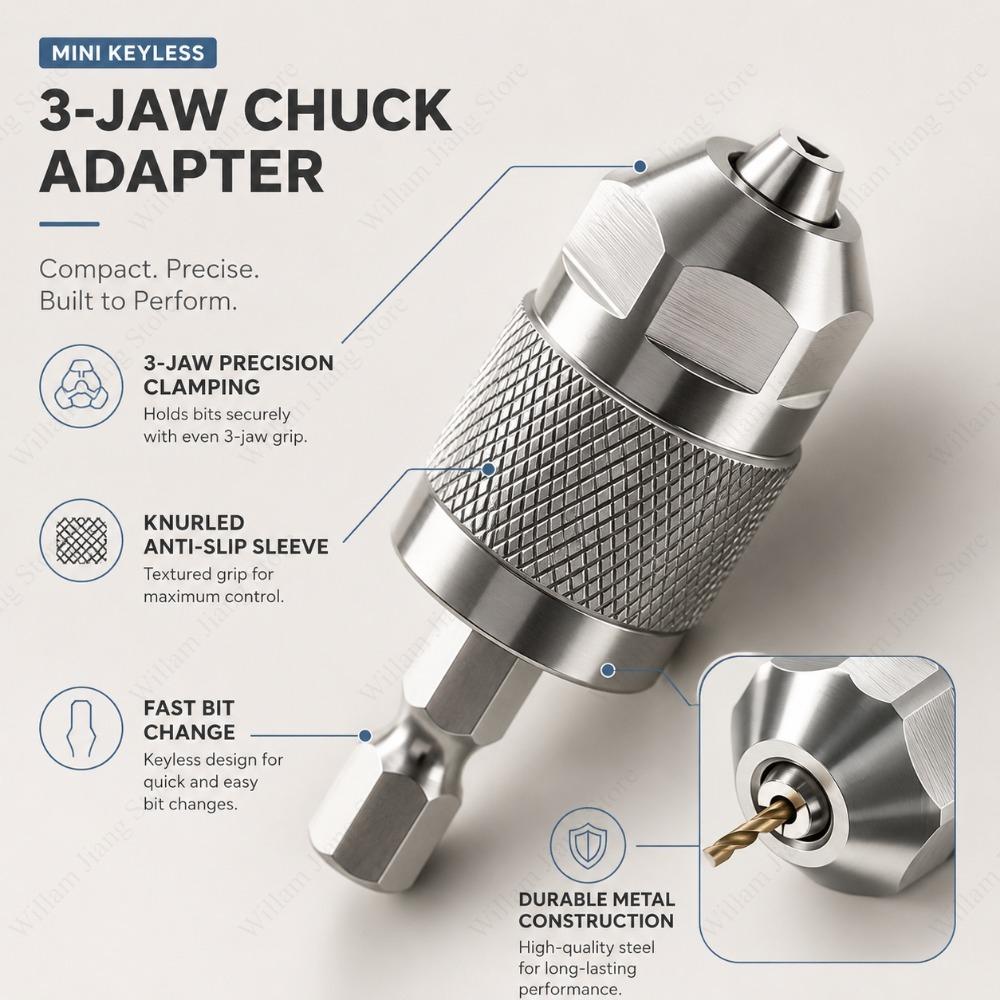 Adaptador de Mandril de 3 Mord - Power Z Tools reseña y precio
