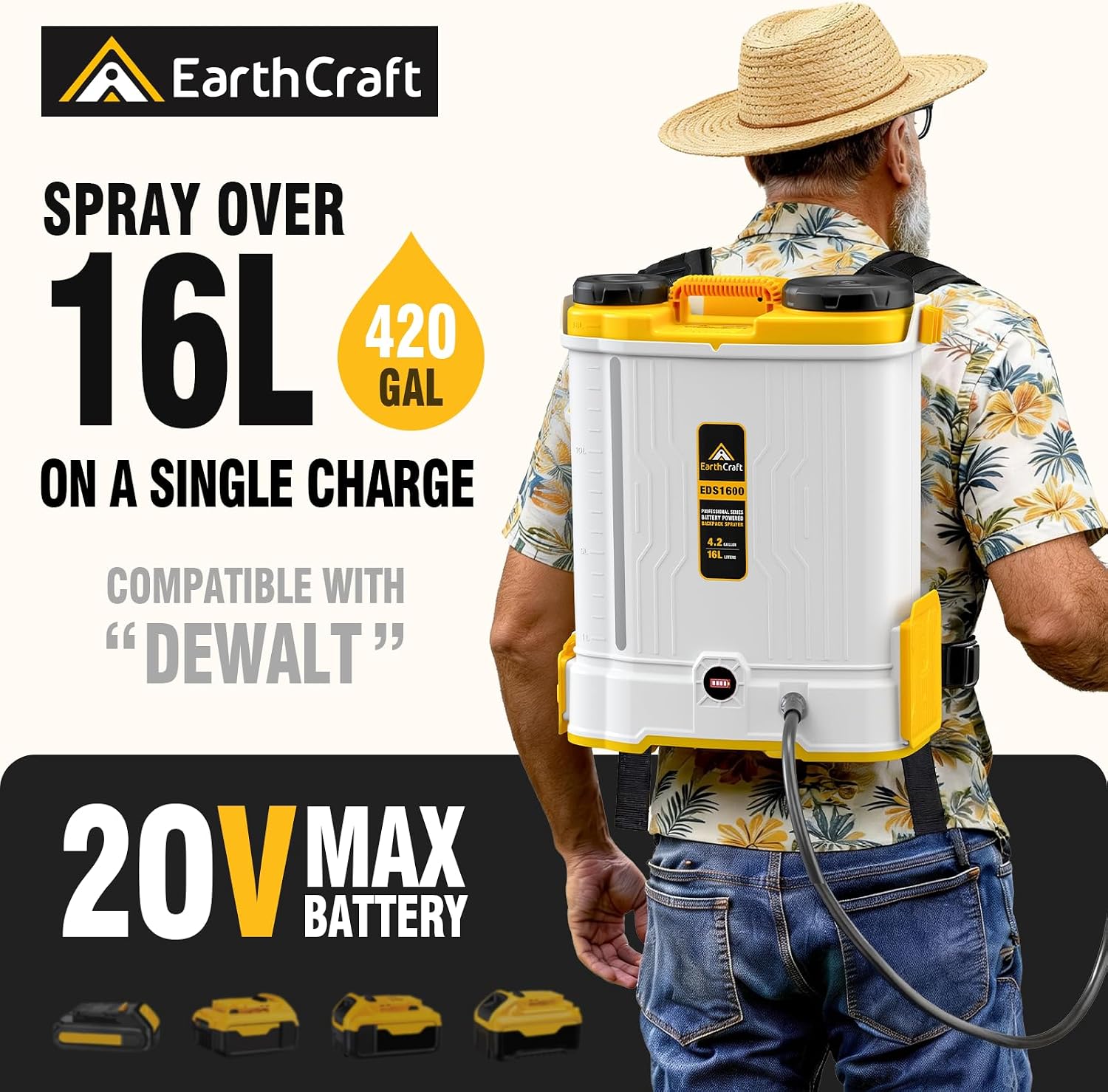 Pulverizador de Mochila a Bate - Power Tools Garden reseña y precio